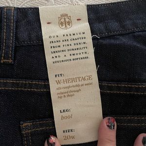 Talbots Heritage Denim Boot Cut Jeans